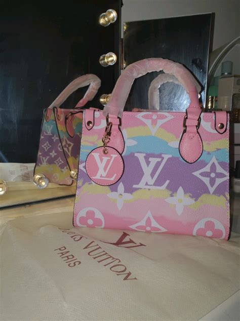 pink blue yellow louis vuitton bag|louis vuitton pink backpack.